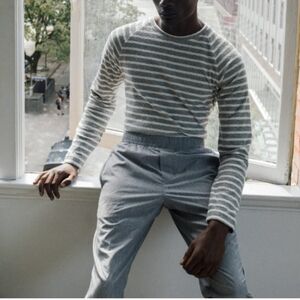 Wings + Horns Men's Tailored Pull-on Pants Grey Size XL